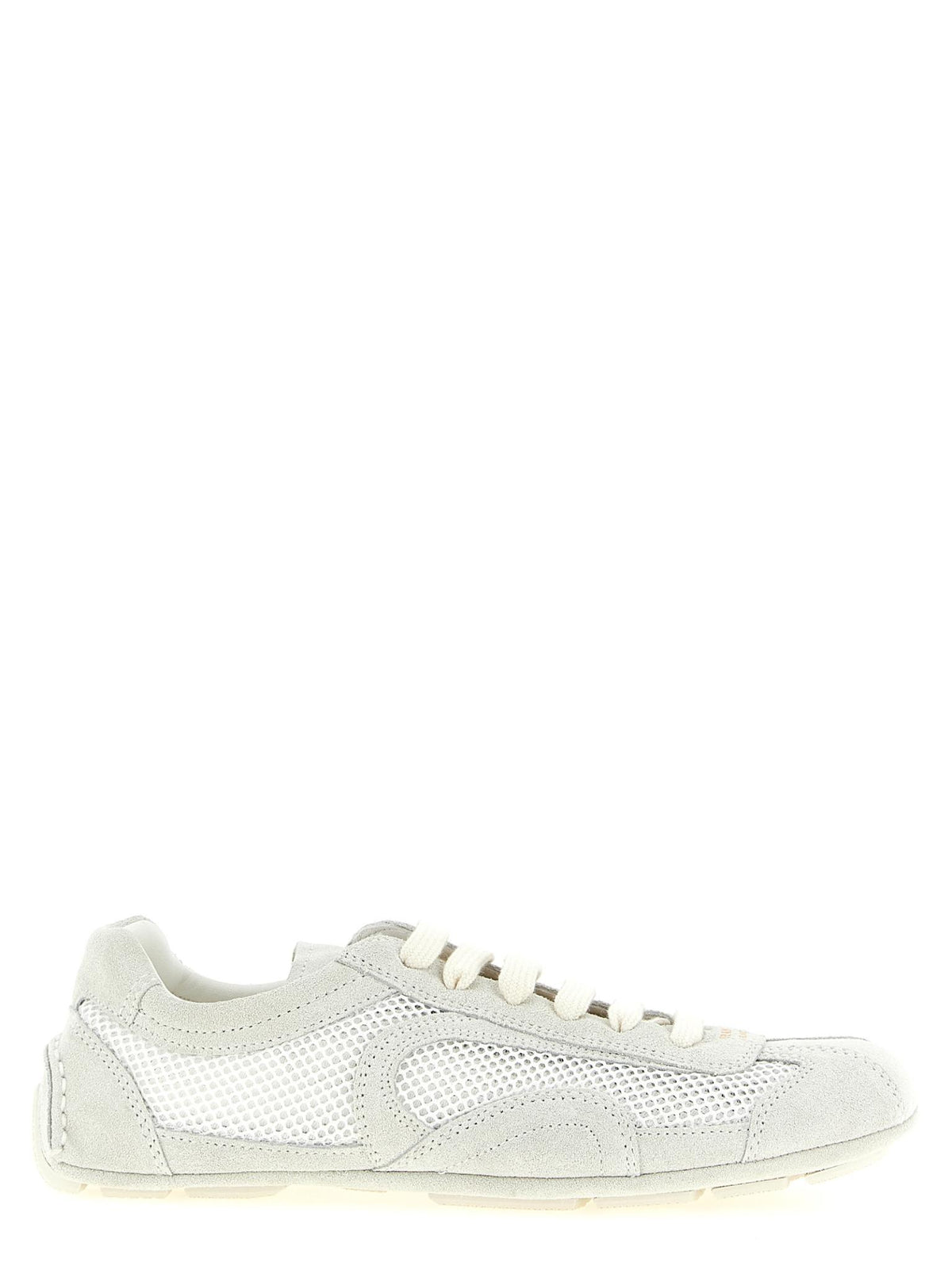 PRADA Black Leather Low Top Sneakers