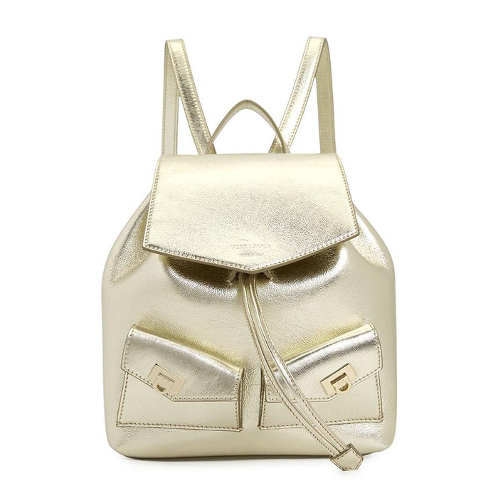 Ferragamo Mini Women’s Leather Backpack Black