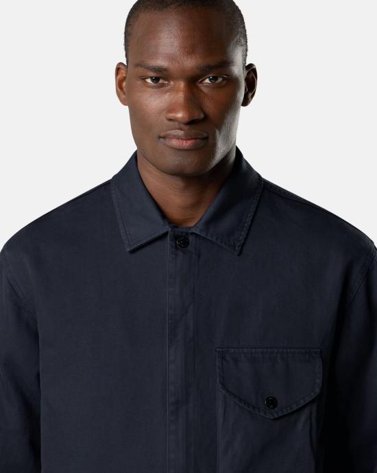 STONE ISLAND Long Sleeve Shirt for Men L2S15 1200001 S0404 V002A NAVY DOM
