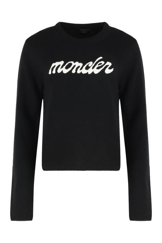 Moncler Logo Embroidered Crewneck Sweater 9C00004 M4281 999