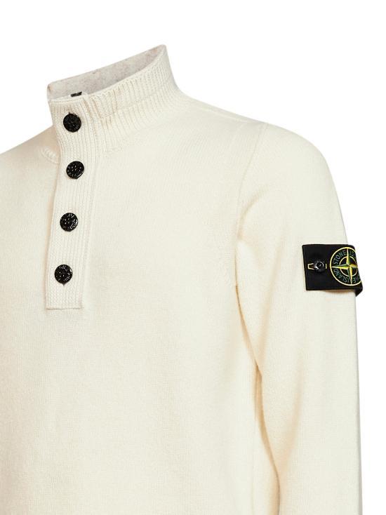 STONE ISLAND Turtleneck Knit Sweater Men’s 5100040 S00A3 V0093 IVORY DOM