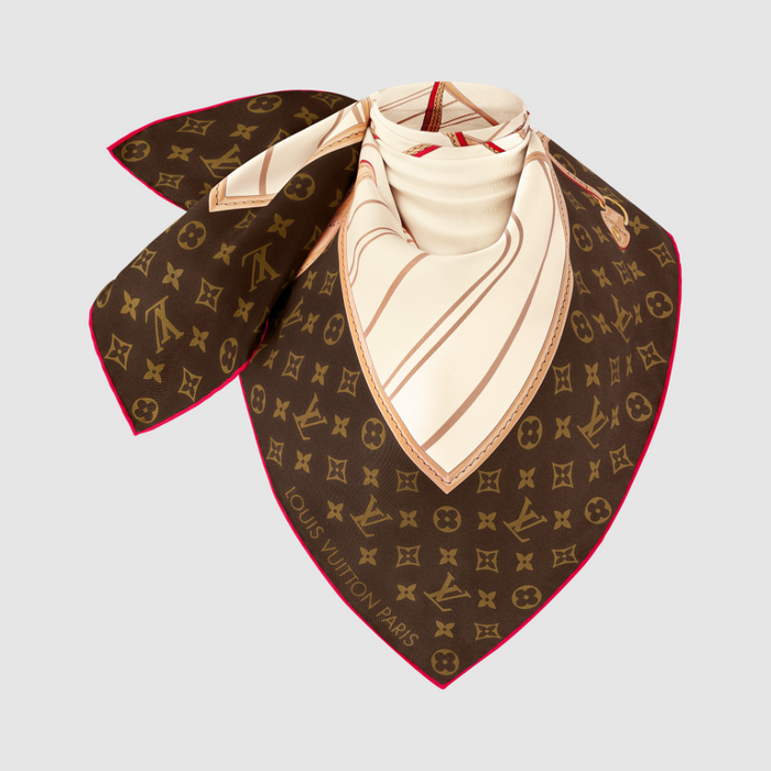 Louis Vuitton Monogram My Neverfull Square 90 Scarf