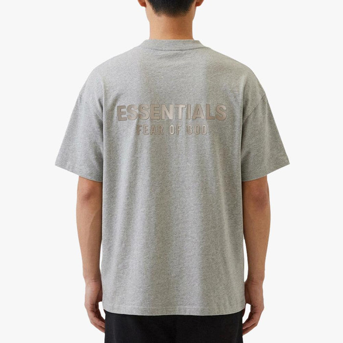 Fear of God Essentials Classic Short Sleeve T-Shirt Concrete Heathe 125SP 254195