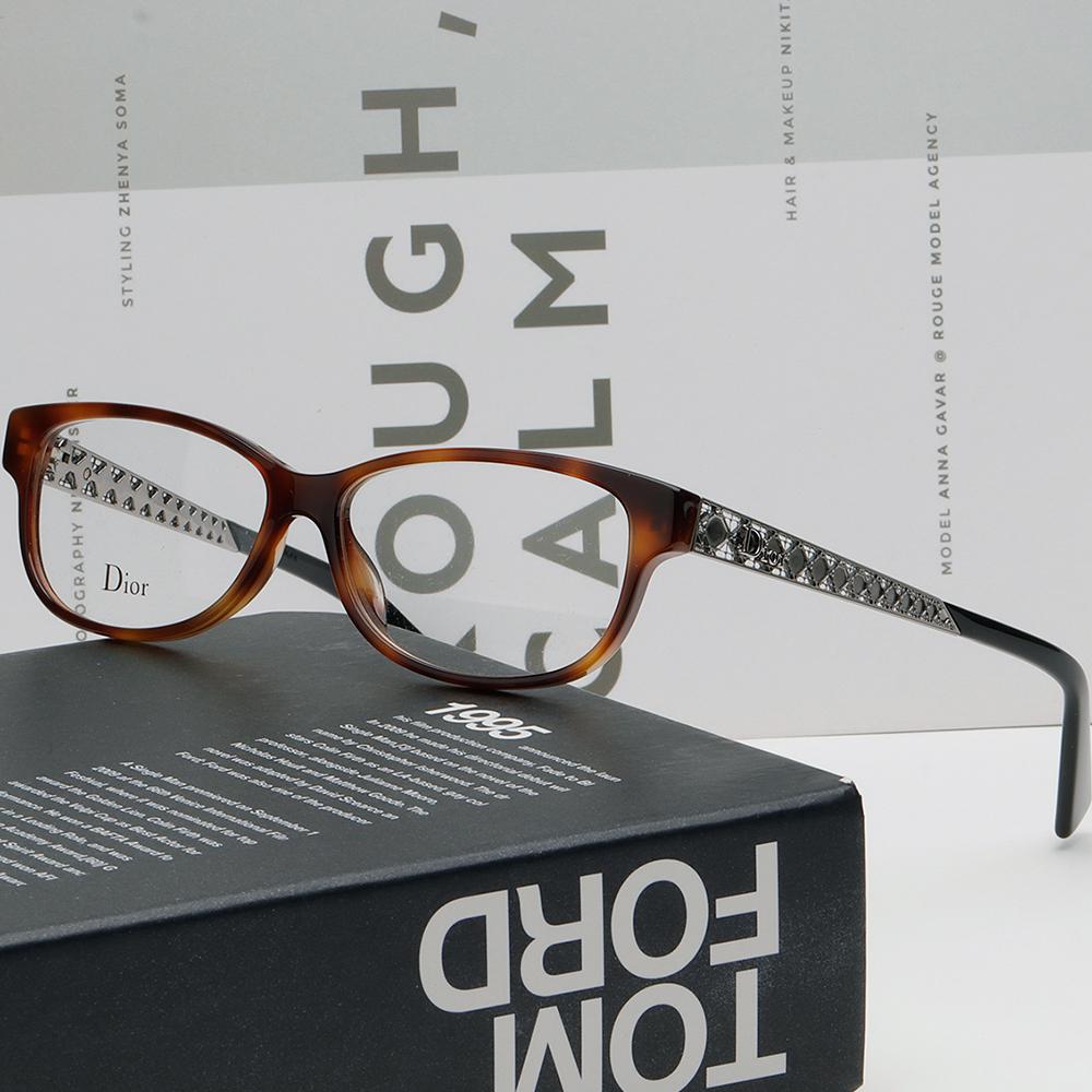 DIOR Womens Fashion Acetate Thick Frame Eyeglasses DIORAMAO5 086