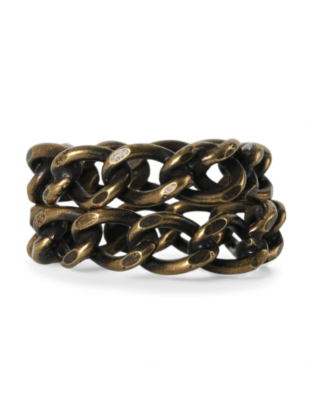 Dries Van Noten Twoset Chain Ring Unisex Silver-Tone Jewelry 242018240061913