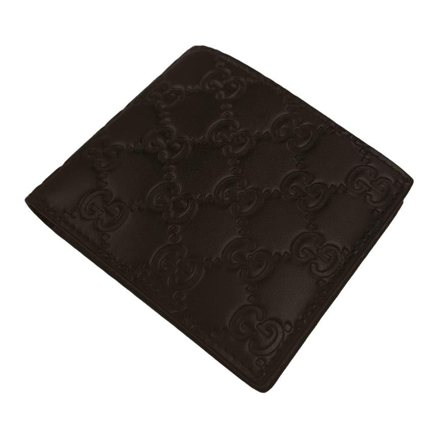 GUCCI Signature Guccissima Dark Brown Bifold Wallet 779836 CWC1N 2140