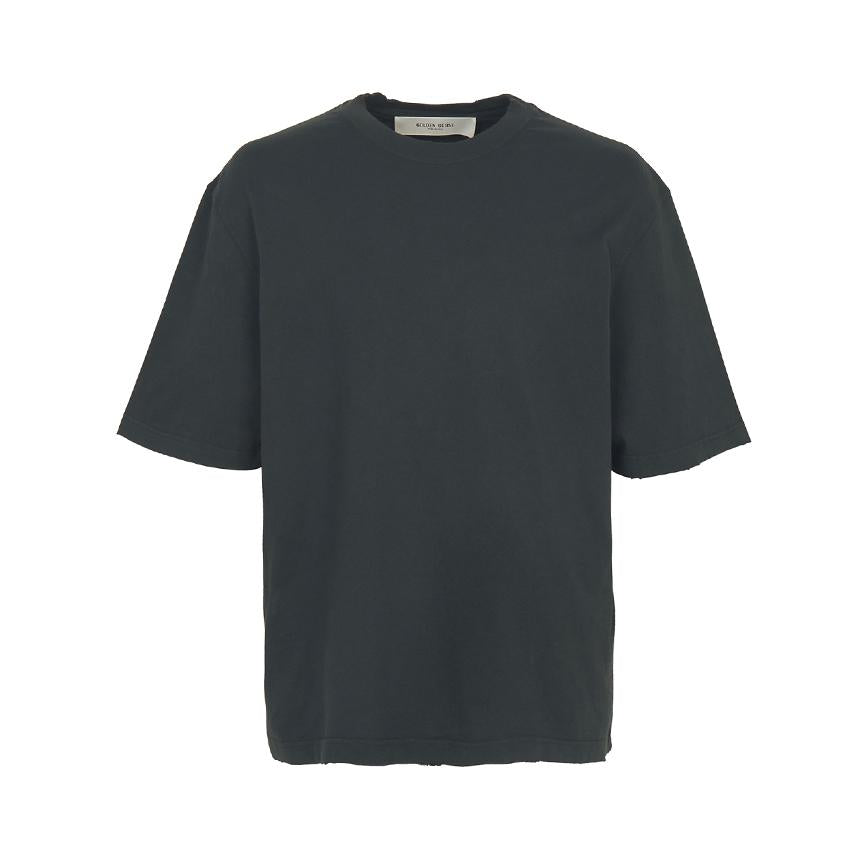 GOLDEN GOOSE Unisex Short Sleeve T-Shirt White Cotton Tee