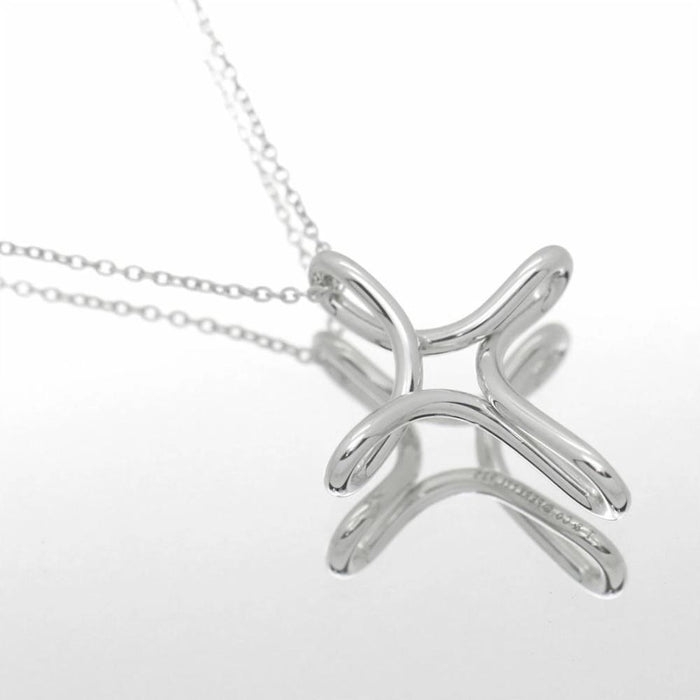 Tiffany & Co 925 Sterling Silver Cross Pendant Necklace 92 5