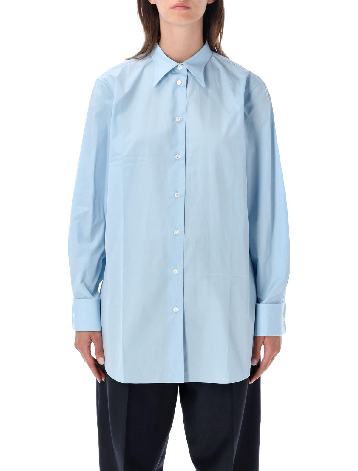 PRADA Long Sleeve Button-Up Shirt