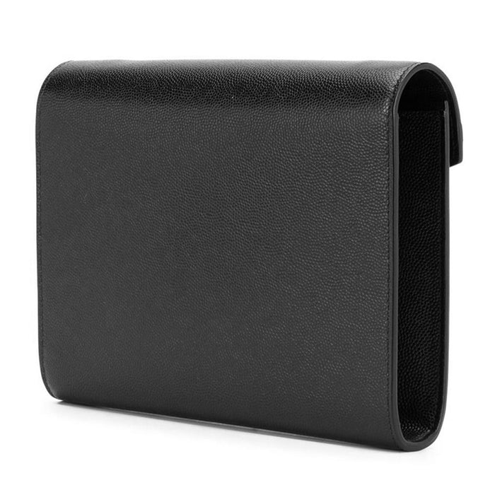 Saint Laurent Cassandra Chain Shoulder Bag Black Leather Crossbody