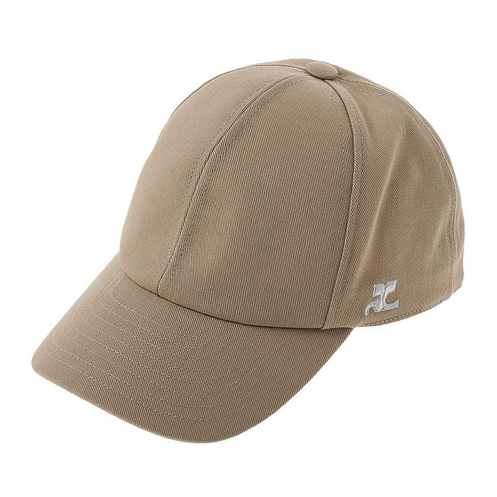 courreges Unisex Signature Logo Cotton Baseball Cap