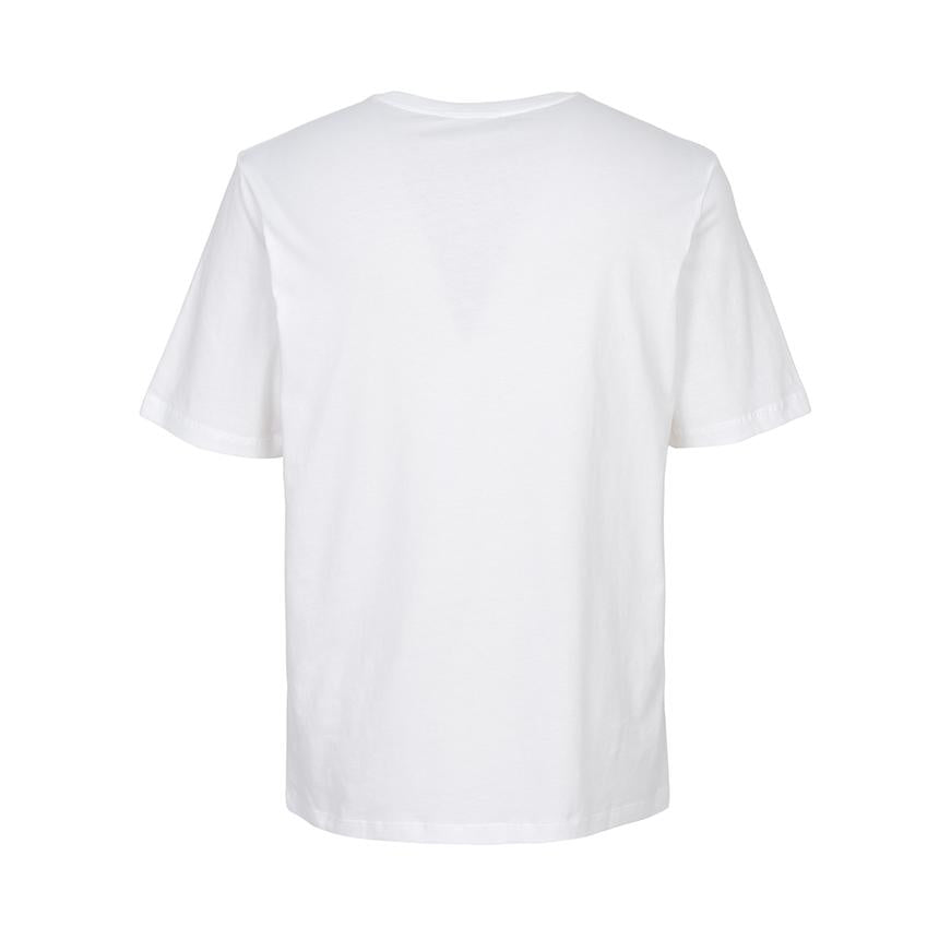 Maison Kitsune Men’s Short Sleeve T-Shirt White Cotton Tee