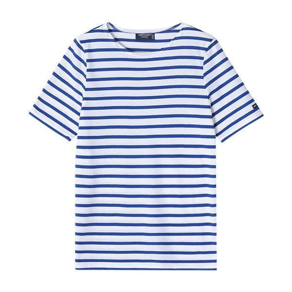 Saint James Levant Modern Stripe Short Sleeve T-Shirt NEIGE GITANE