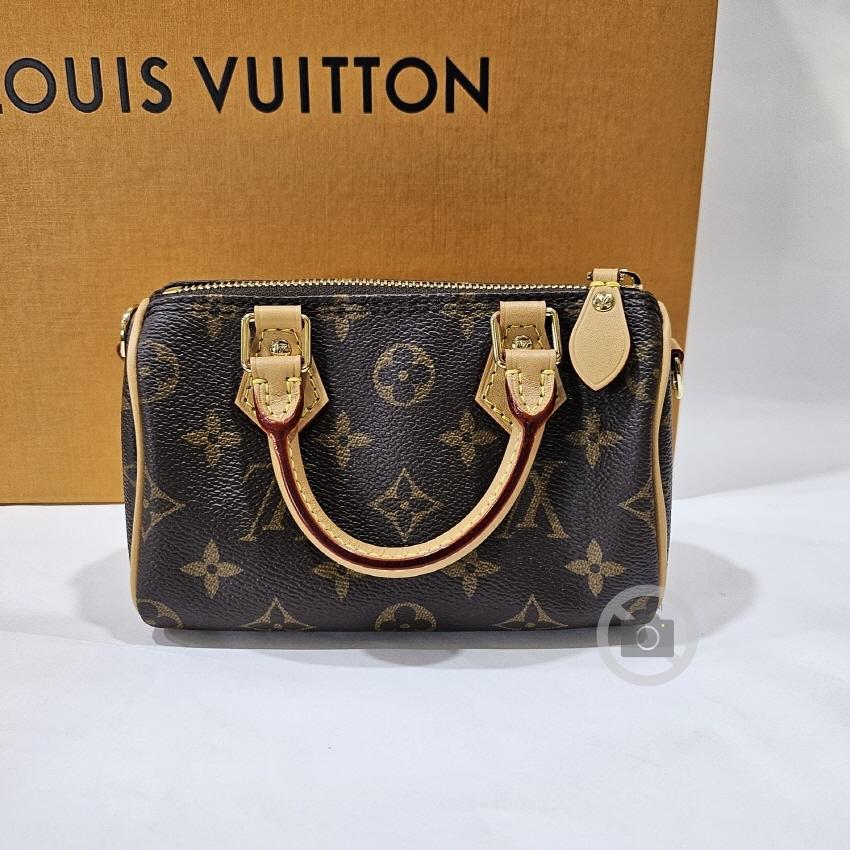 Louis Vuitton Nano Speedy Mini Crossbody Tote Bag for Women