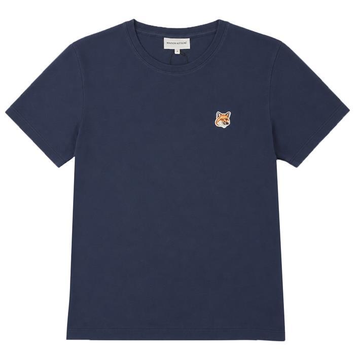 Maison Kitsune Fox Head Logo Short Sleeve T-Shirt
