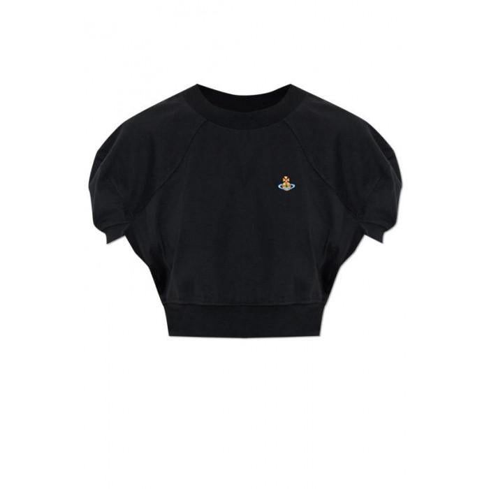 Vivienne Westwood Cropped Football T-Shirt 1G010017 J001M N401