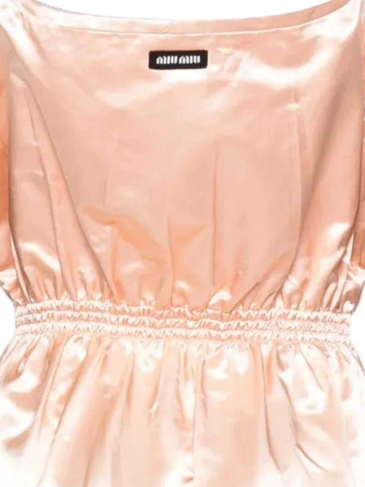 Miu Miu Beige Wool Mini Dress