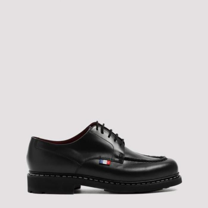 PARABOOT Black Leather CHAMBORD Derby Shoes 2111 12