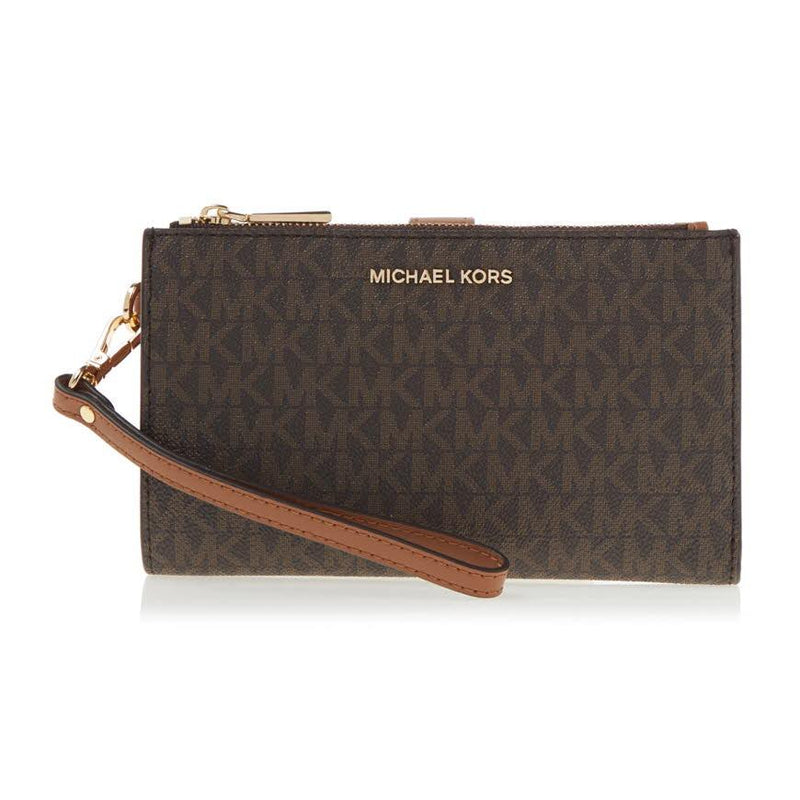 Michael Kors Jet Set Medium Wallet Brown Canvas