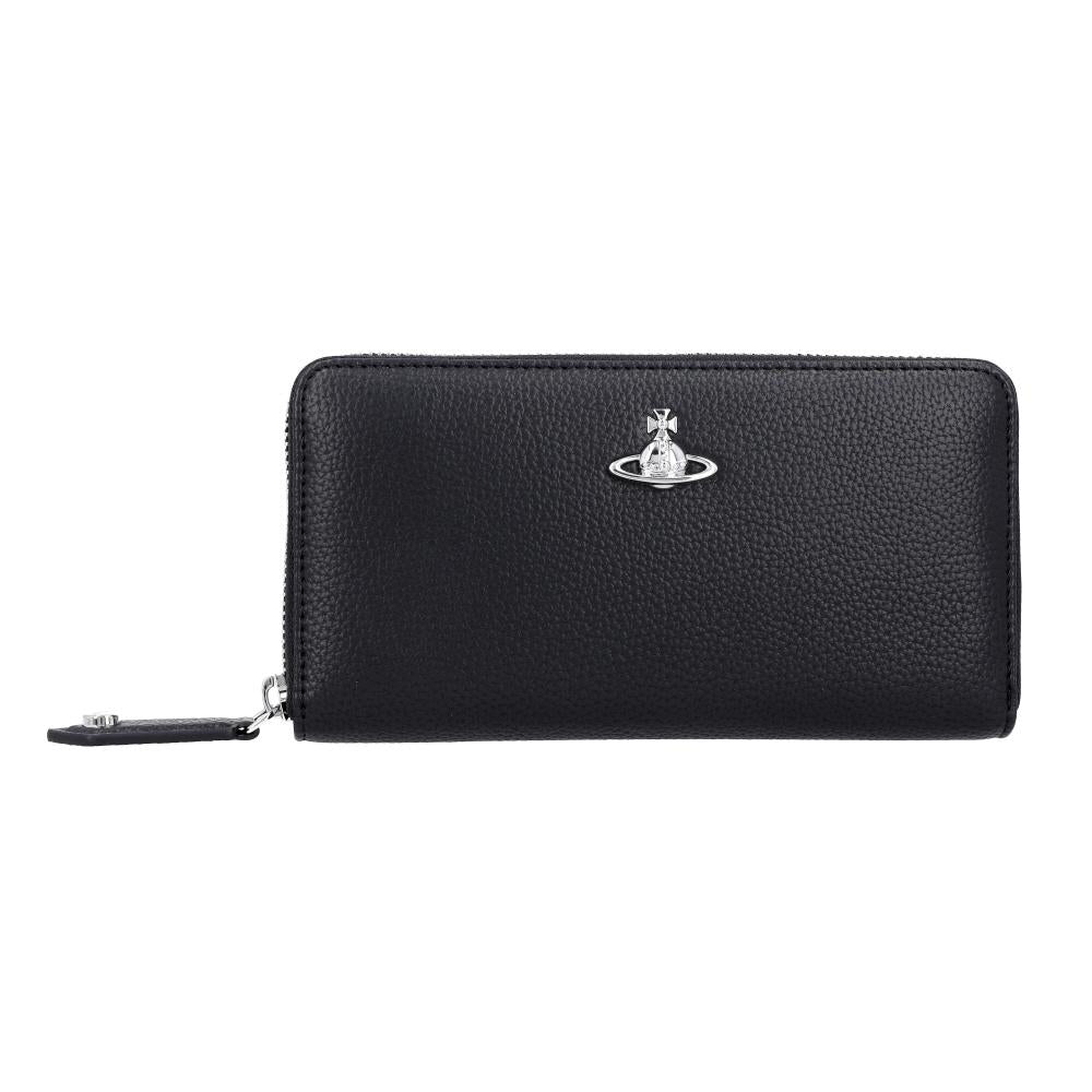 Vivienne Westwood Vegan Biogreen Grain Zip Around Women’s Long Wallet