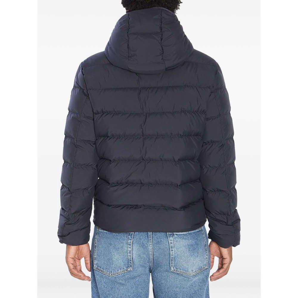 Moncler Navy MONTBROCQ Down Puffer Jacket for Men