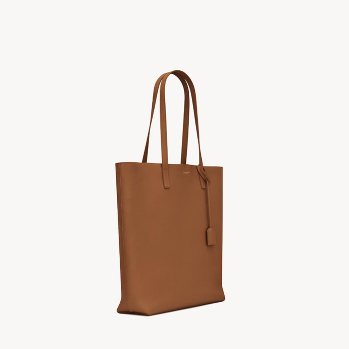 Saint Laurent North South Leather Shopping Tote Bag Brick