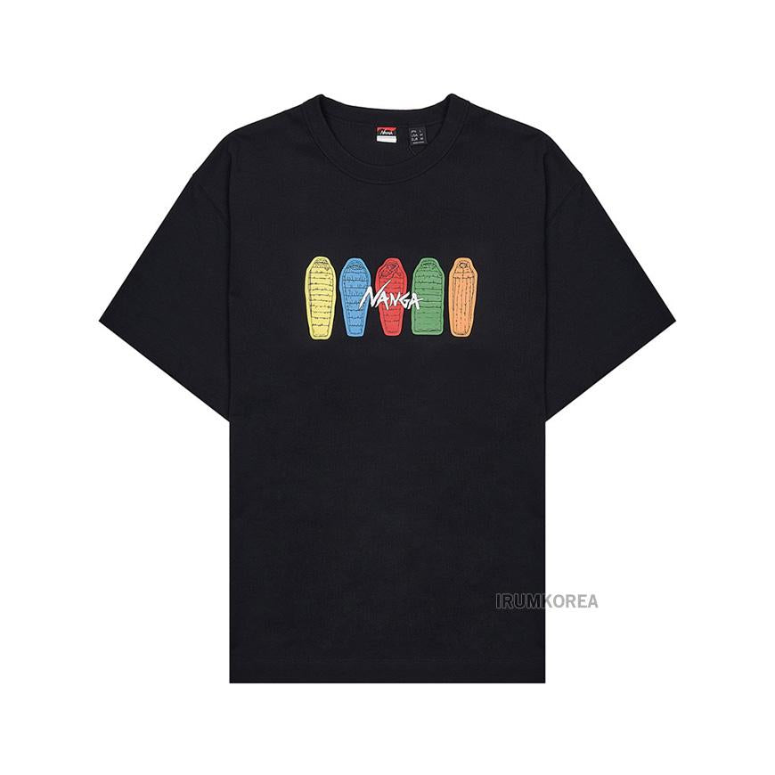 NANGA Men’s Hybrid T-Shirt N2500 1M023 Z BLK