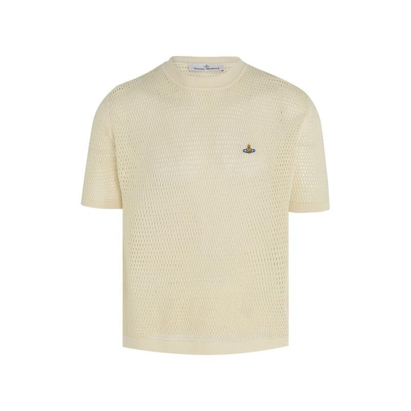 Vivienne Westwood Julian Men's Short Sleeve T-Shirt Navy Cotton