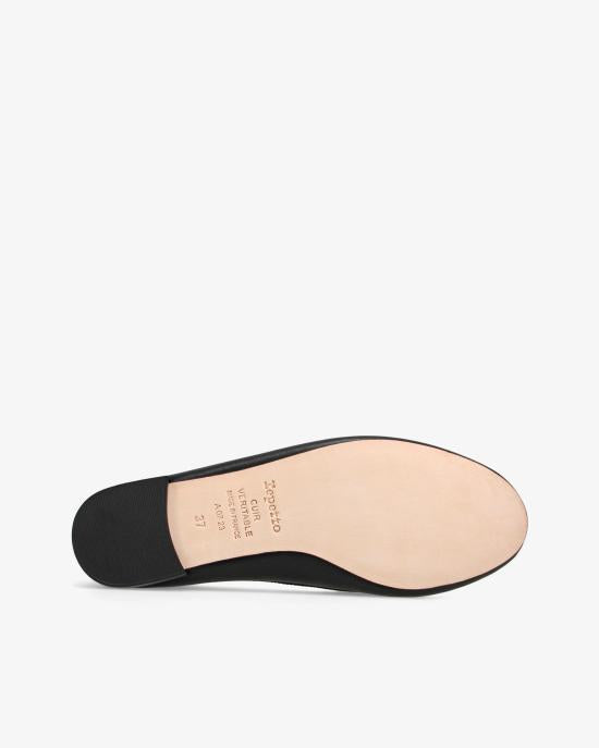 repetto Black Leather Ballet Flats V086VE410V086VE410
