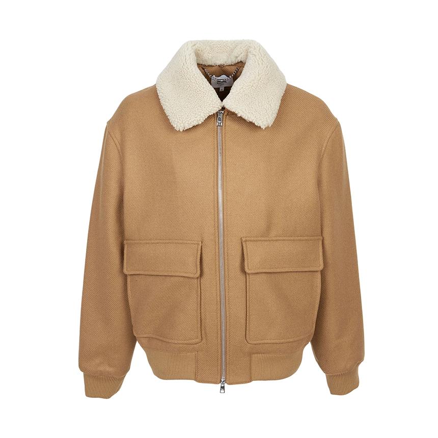 Maison Kitsune Men’s Bomber Jacket Black PM02140 WM2030 0299