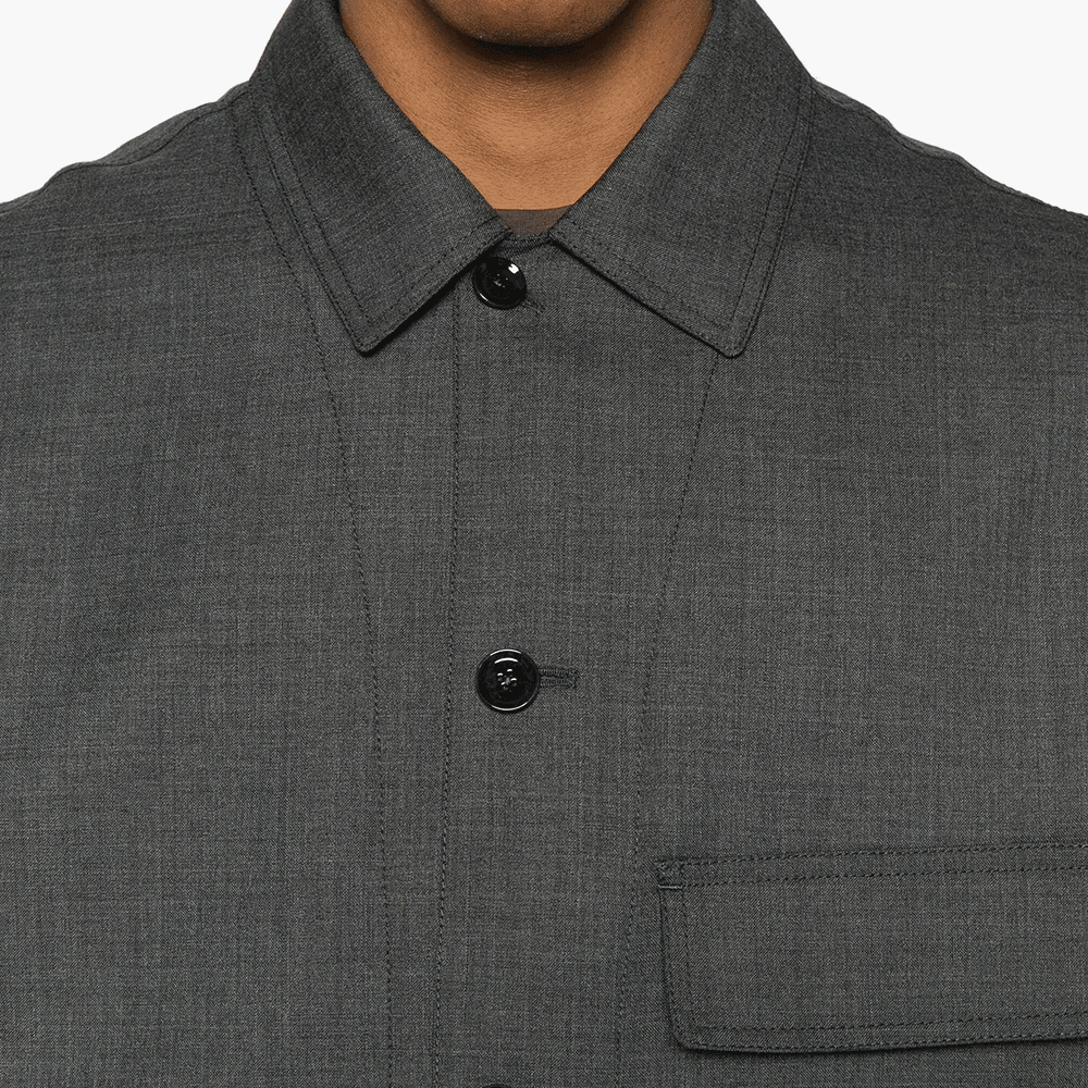 Lemaire Tailored Overshirt Polo Shirt for Men OV1012 LF1386