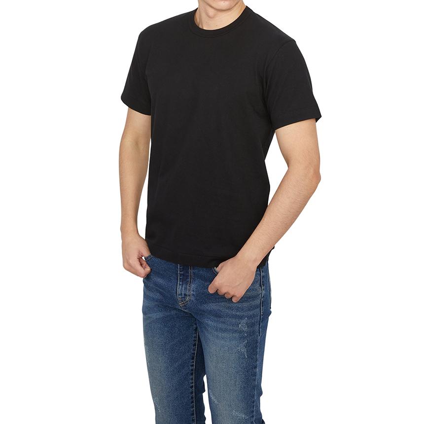 Comme des Garcons Back Red Patch Unisex Short Sleeve T-Shirt AX T340 051 1