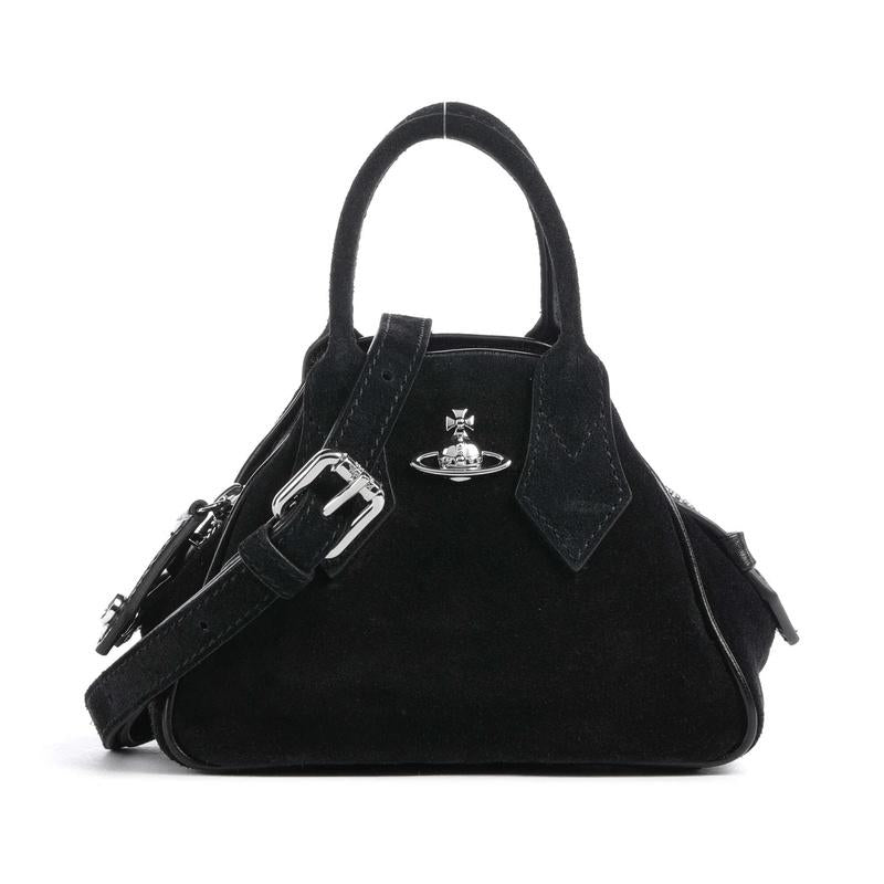 Vivienne Westwood Yasmin Mini Crossbody Bag Black Leather