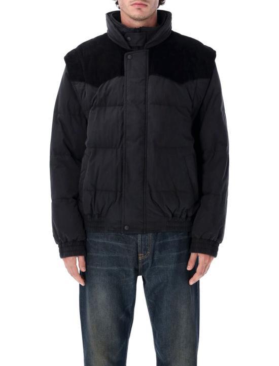 Isabel Marant DAWSON Short Down Jacket Black Men MA0447 HA C3C02H 02FK
