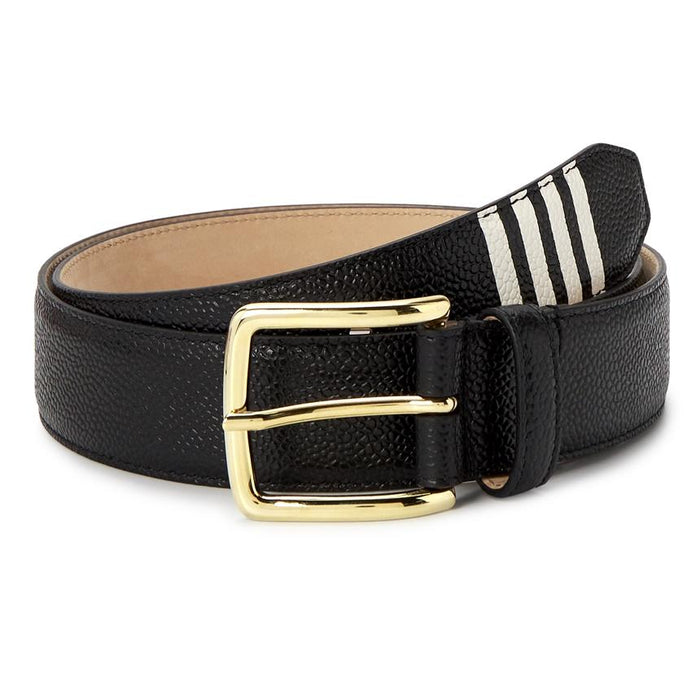 THOM BROWNE Diagonal Stripe Appliqué Classic Men’s Casual Belt