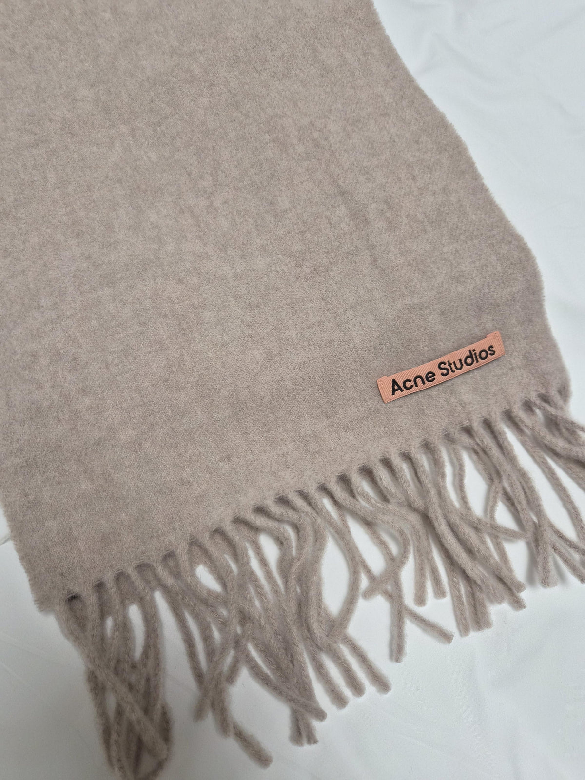 Acne Studios Wool Fringe Scarf / Muffler