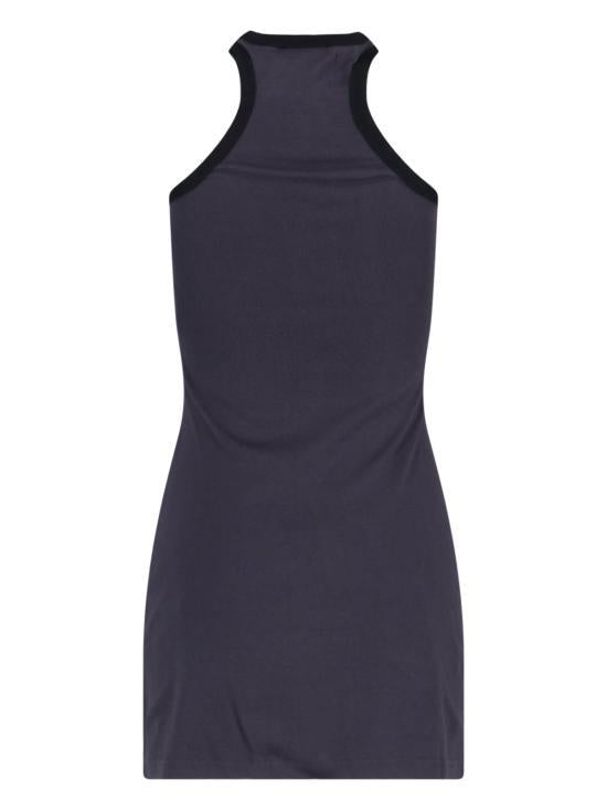 courreges Charcoal Grey Short Dress 125JRO577 JS0203 B155