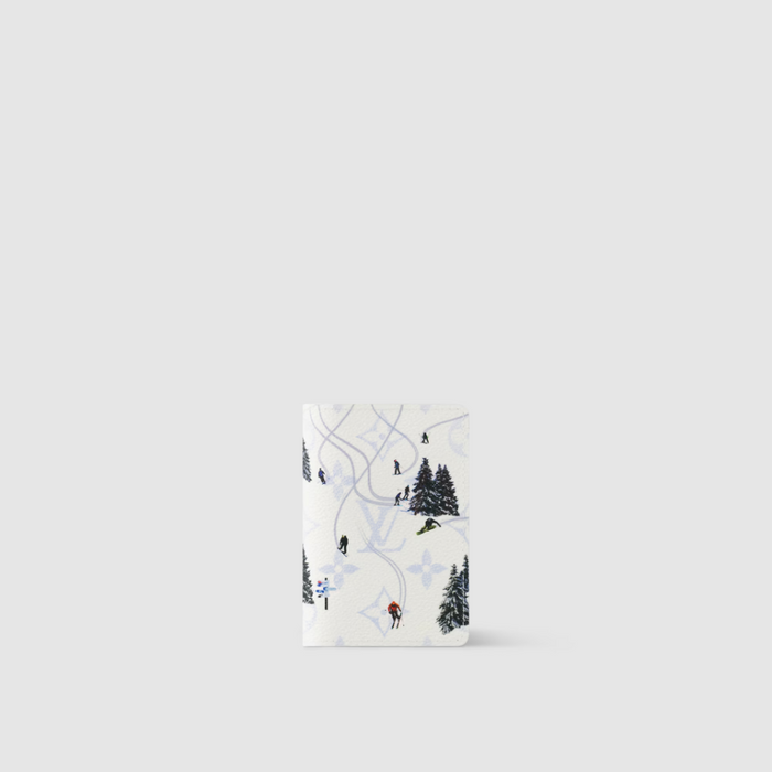 Louis Vuitton Ski White Pocket Organizer Card Holder Wallet