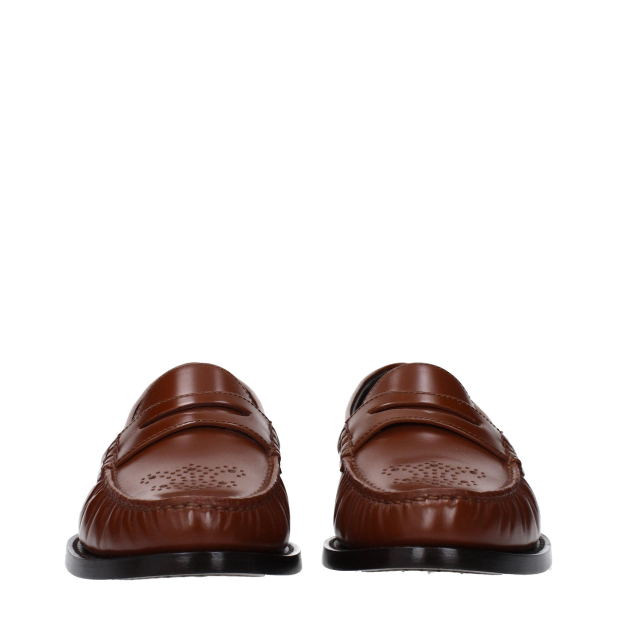 CELINE Leather Loafers Men’s Black Dress Shoes