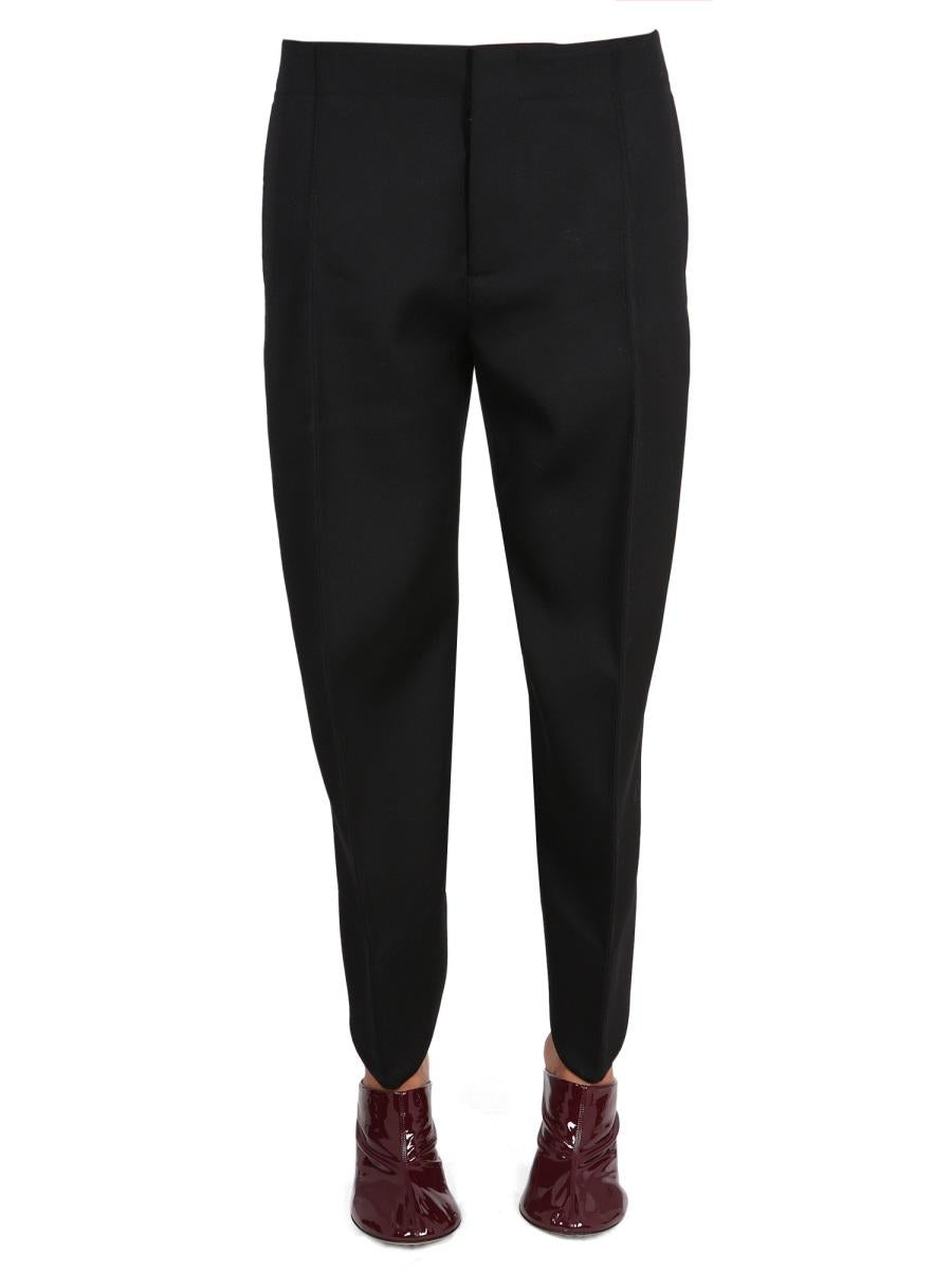 Bottega Veneta Black Wool Trousers Classic Pants