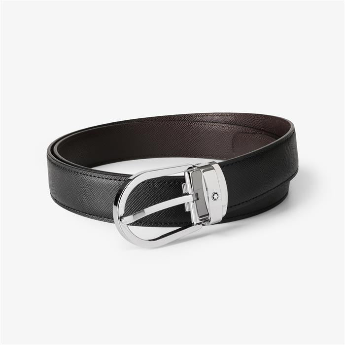 Montblanc Reversible Men's Leather Belt 113834 222139