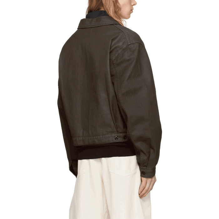 Lemaire Black Denim Trucker Jacket Men’s OW1142 LD1030