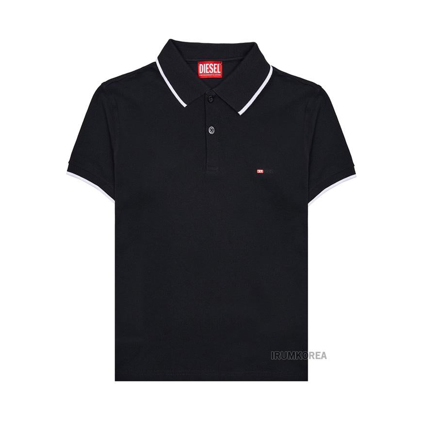 DIESEL Women’s Logo Embroidered Polo T-Shirt A15042 0JMAD 9XX