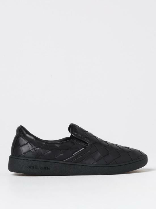 Bottega Veneta Black Leather Sawyer Sneakers