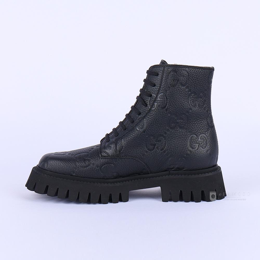 GUCCI Women’s Allover GG Ankle Boots Black