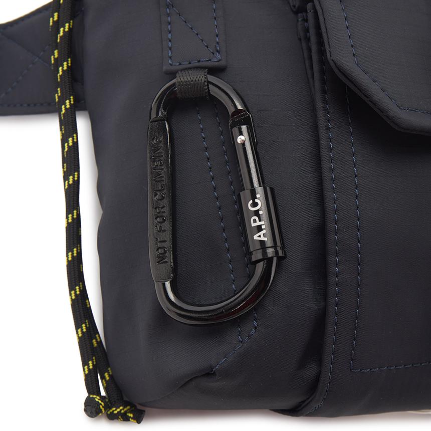 A.P.C. Track Rack Men’s Belt Bag Black Crossbody