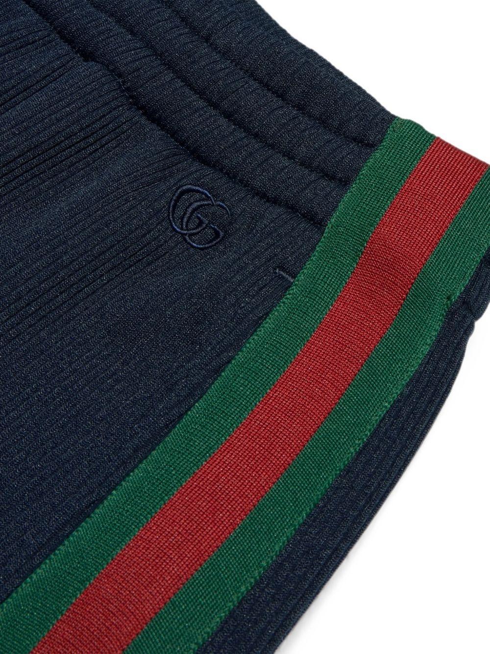 GUCCI Wool Blend Classic Trousers Navy Women’s Pants