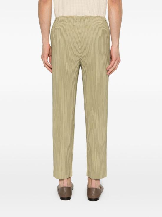 Issey Miyake Homme Plissé Straight Pants for HP66JF15368 CT ROCK GREEN GRAY DOM