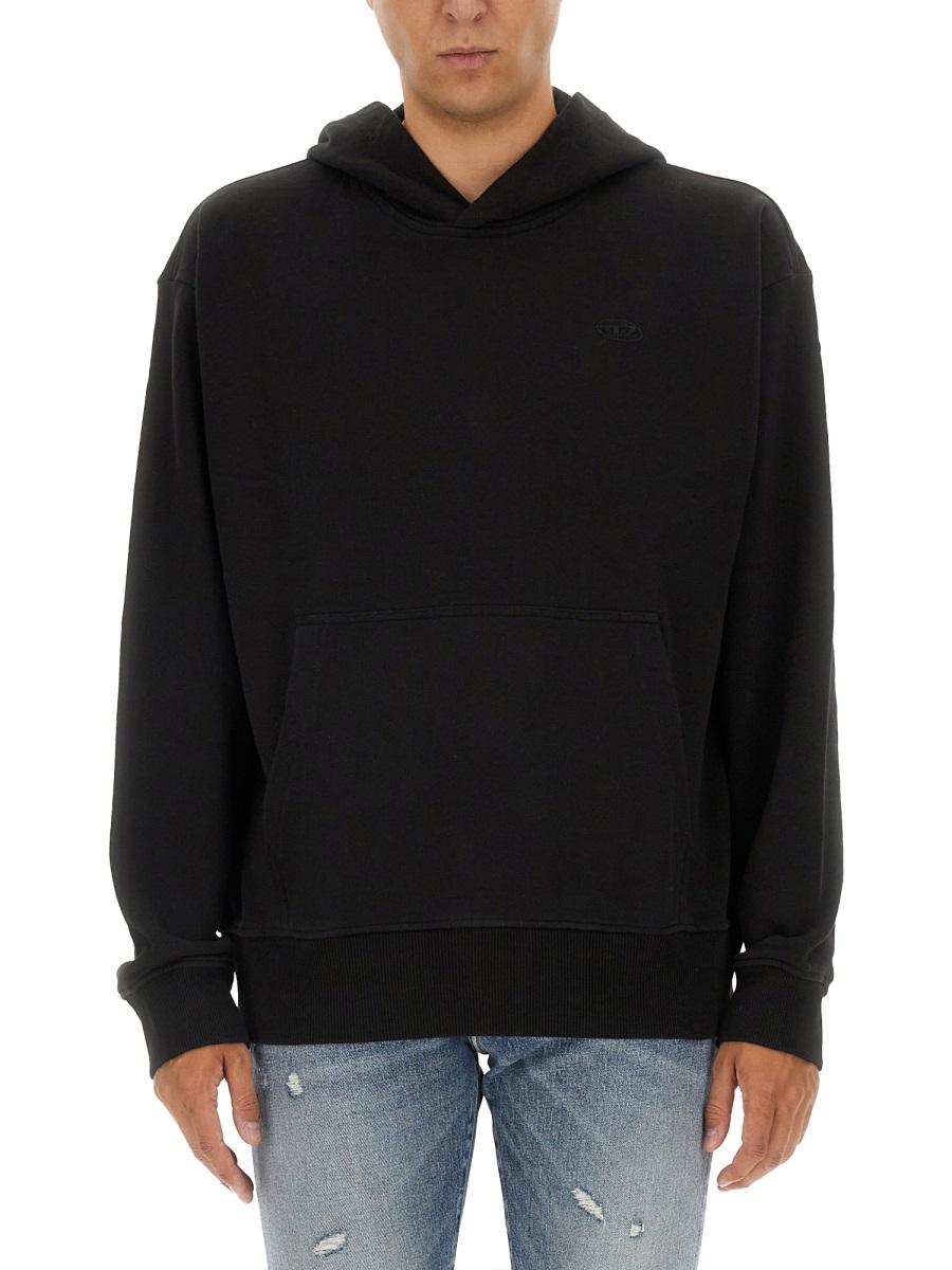 DIESEL Short Sleeve Cotton T-Shirt Black Men’s Crewneck Top