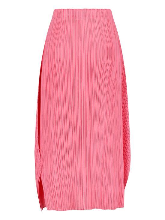 PLEATS PLEASE Pink Pleated Midi Skirt